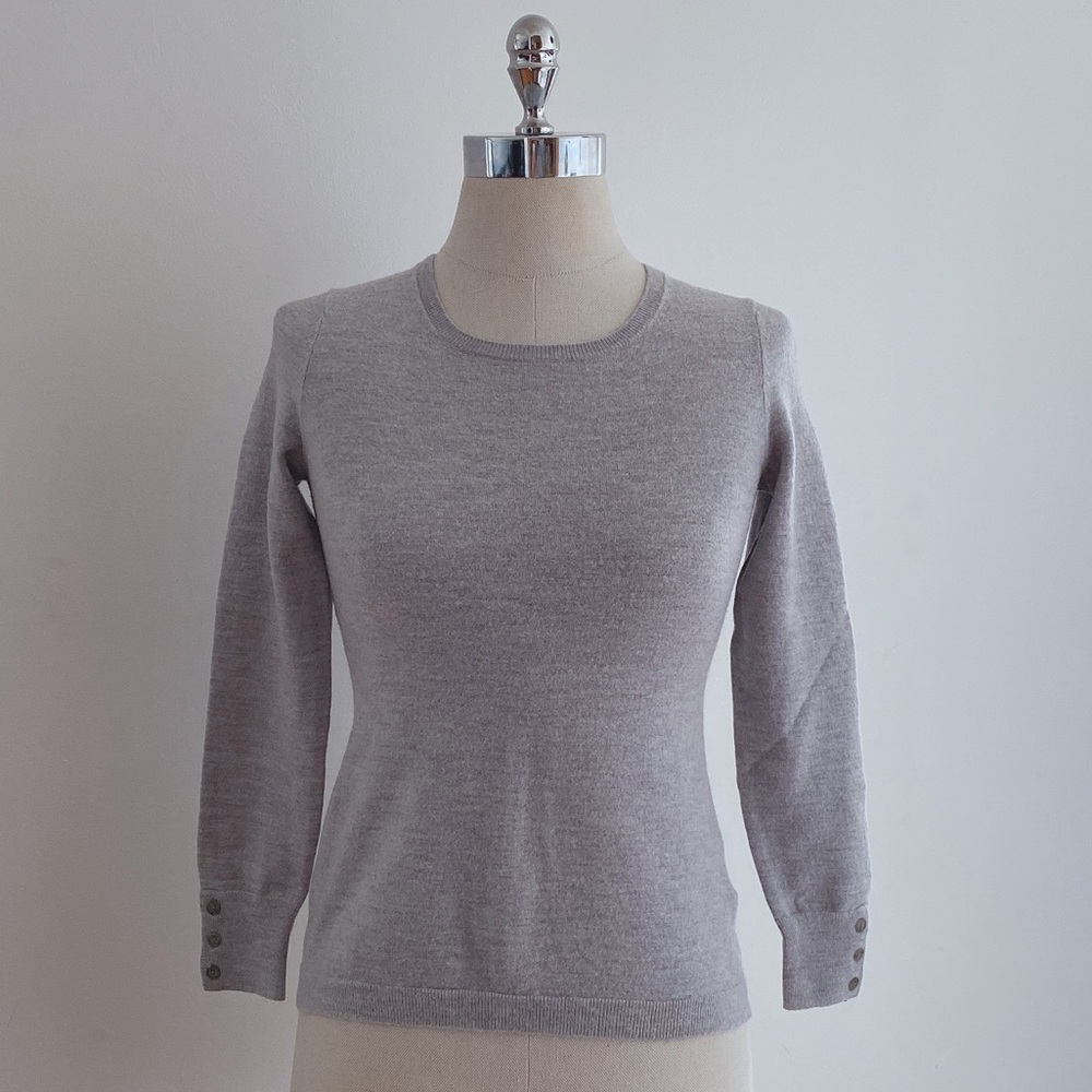 Banana Republic extra fine merino wool mix swtr